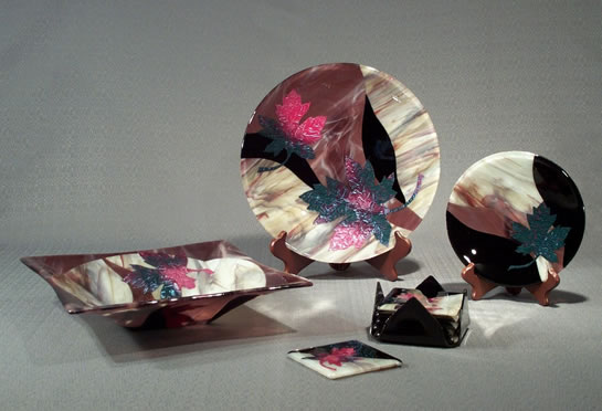 Click to see complete Gallery of Fused and Slumped Glass